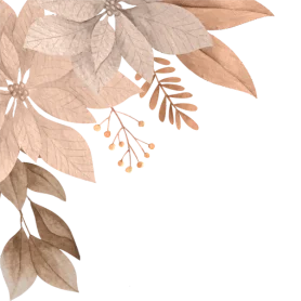 beige left flower